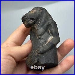 Old Ancient Near Eastern Anunaki Deity Stone Figure