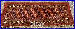 Old MIDDLE EASTERN ERSARI TORBA Large Hand Woven WOOL TEXTILE Bag Face