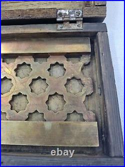 Original Islamic Copper Metal piece was used on Makkah Holy Mosque Kaaba in box