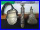 Ottoman Antique style brass gun powder flask, Box Case Vintage gunpowder 3 pcs