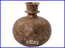 Ottoman Mughal Empire Islamic Brass Hookah Base