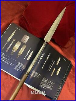 Pair of Antique 19th C Persian Qajar Spears Sufi Lances / Palace Guard Spears