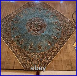 Persian Handmade Vintage Decorative Tablecloth (37 X 37)