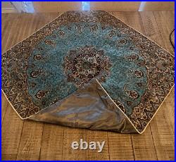 Persian Handmade Vintage Decorative Tablecloth (37 X 37)