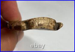 Ptolemaic Period Egyptian Bovine Bone Thoth Baboon Amulet 304 30 BC