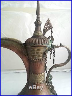 RARE ISLAMIC COFFEE POT ARABIAN ARTIFACT OMAN NIZWA 40 CM HIGH
