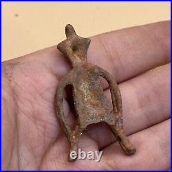 Rare Ancient Near Eastern Bronze Anunaki Alien Amulet