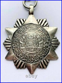 Rare Antique 1913 800 Silver Order Defeat of Eastern Bands Signed Medal