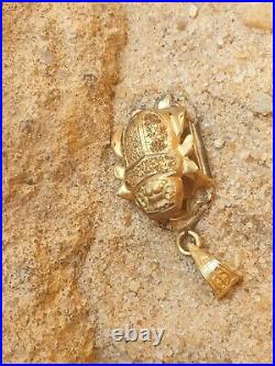 Rare Antique Ancient Egyptian Pure Gold Scarab Good Luck Happy Life Gold 1810 BC