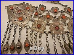 Rare! Antique Middle Easte Yemenite Necklace Judaica Silver