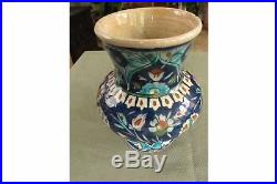 Rare Antique Palestine Ceramic Vase Hand Painted