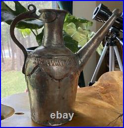 Rare Middle Eastern Ewer / Antique Water Sprinkling Ritual Pitcher