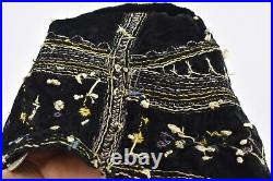 Rare Old Vintage Yemeni Tribal Ethnic Jewish Headcover