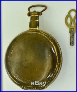 Rare antique J. Hartigrave, Greenwich Verge Fusee pocket watch for Oriental market