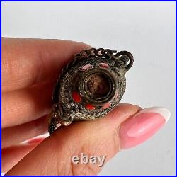 Snuff Flask Jewelry Women's Pendant Antique Fashion Collectibles Sculpture Gift