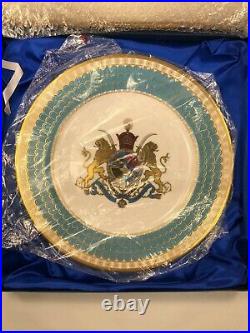 Spode Imperial Plate of Persia 1971 Limited Edition RARE Mohd Reza Shah Pahlavi