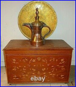 Superb Antique Dallah With Hallmark Bedouin Coffee Pot