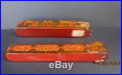 Superb Persian Paper Mâché Pen Box (Qalamdan) Signed-Dated 1846-Islamic/Turkish