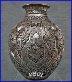 Superb Quality Antique Islamic Indo Persian Tinned Copper Vase