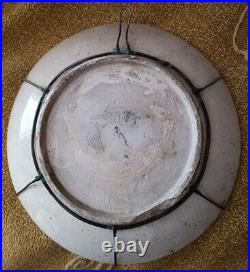 Three Genuine Antique 19th Iznik Kutahya Ceramic Plates