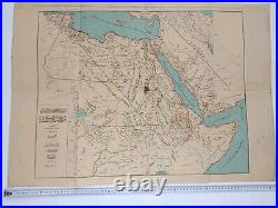 Turkish Ottoman Empire Period Egypt Jerusalem Saudi Arabia Mecca Red Sea Maps