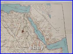 Turkish Ottoman Empire Period Egypt Jerusalem Saudi Arabia Mecca Red Sea Maps