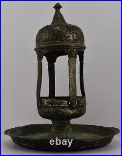 Very Rare Antique Islamic Ottoman Yemen Jewish Ethnic Tribal Incense Burner