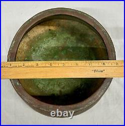 Vintage Antique Middle Eastern Hand-Forged Copper Cauldron / Pot