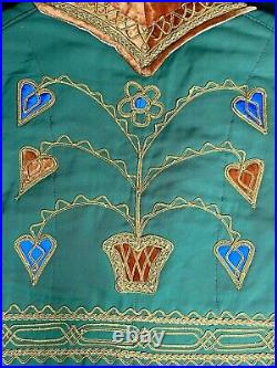 Vintage Antique Ottoman Vest Waistcoat Embroidered Velvet Wedding Festival