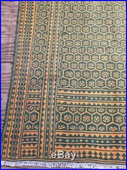 Vintage Middle Eastern Hand Woven Cotton Ziloo Flat weave Carpet