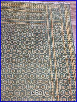 Vintage Middle Eastern Hand Woven Cotton Ziloo Flat weave Carpet