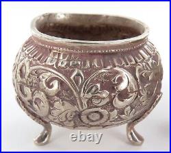 Vintage Middle Eastern / Islamic. 800 Silver Salts / Condiment Pots