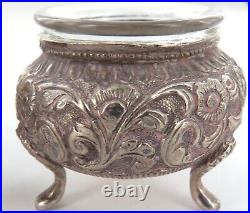 Vintage Middle Eastern / Islamic. 800 Silver Salts / Condiment Pots