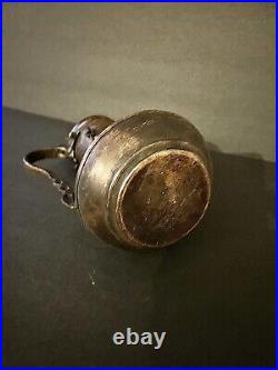 Vintage Old Antique Brass Pot Coffee Decorative Middle Eastern Arabian