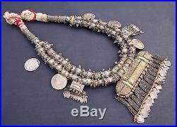 Vintage Omani Silver Necklace with Koran Box & Maria Theresia Marriya Mardusa