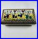 Vintage Persian Khatam Inlaid Jewelry Trinket Box Hunting Scene Perfect From UK