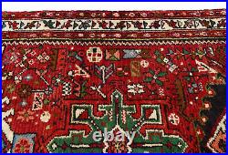 Vintage Red Tribal Design 3X10 Wool Oriental Runner Rug Hallway Kitchen Carpet