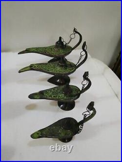 Vintage aladdin lamps (Set 4 Pieces)