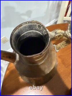 Vintage copper turkish Middle eastern coffee urn pitcher