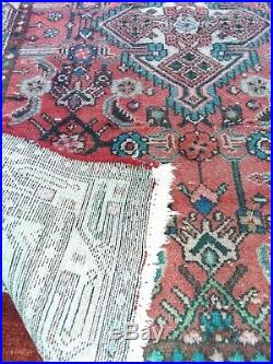 Vintage middle eastern Rug, Soft Wool And Muted Colours