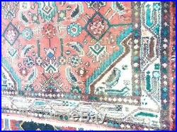 Vintage middle eastern Rug, Soft Wool And Muted Colours