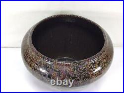 W58 Vintage Antique Classic Circa Mid Century Middle Eastern Art Style Clay Pot