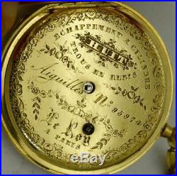 WOW! One of a kind antique LeRoy, Paris 18k gold&enamel watch for Ottoman maket
