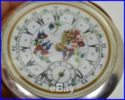 WOW! One of a kind antique Ottoman Erotic silver&enamel Ocean watch c1890'a