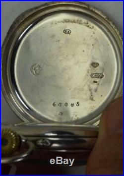 WOW! One of a kind antique Ottoman Erotic silver&enamel Ocean watch c1890'a