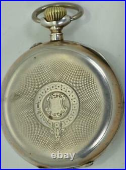 WOW! One of a kind antique Ottoman silver&enamel Ocean pocket watch c1890'a