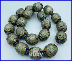 Wonderful Middle eastern Unique Morocco solid Silver Antique bead