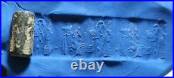 ZURQIEH AS22249- ANCIENT Old Babylonian Stone Cylinder Seal. 1800 1500 B. C