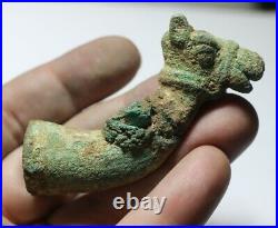 ZURQIEH-AS23454- Ancient Nabataean. Bronze fragment depicting a Camel. 100 300