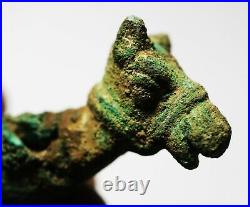 ZURQIEH-AS23454- Ancient Nabataean. Bronze fragment depicting a Camel. 100 300